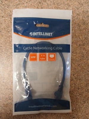 1 Ft Cat5e Ethernet Network Computer Patch Cable for PC, XBOX, PS3, PS4