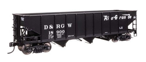 Tolva abierta Walthers 910-56745 HO D&RGW 70 toneladas AAR 3 bahías #18900 | Zustand: New