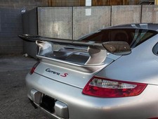 05-12 Porsche 997 Coupe Gt3 Rs Tail Base Wing Spoiler Painted L92u Silver New