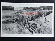 German Postcard ww2 Schützen im Gefecht Photo album Deutschland Postkarte
