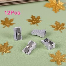 12pcs Pencil Sharpeners - Compact and Durable for School & Office