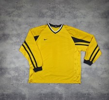 Vintage Nike Soccer Jersey Long Sleeve Rare 90s Goalkeeper Football Team Size XL