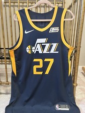 Nike Authentic Rudy Gobert #27 Utah Jazz Navy Jersey Sz 48+2