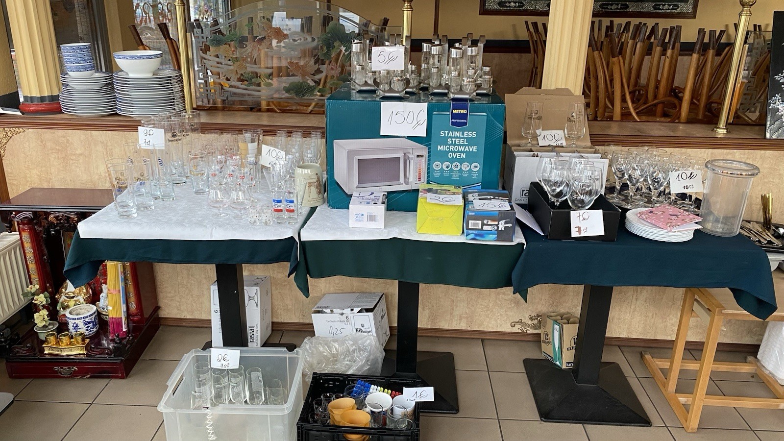 Gastronomie Auslösung Verkauf