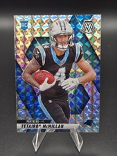 2025 Panini Mosaic - Rookies Tetairoa McMillan #309 Silver Pyramid Prizm (RC)