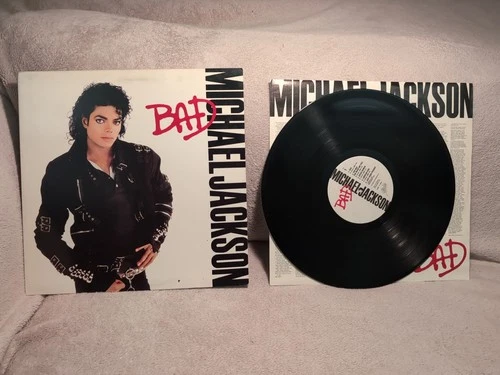 Michael Jackson Bad Vinyl LP Record (Epic, 1987)