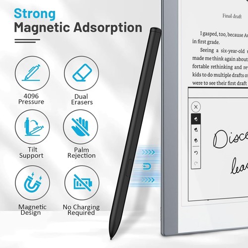 Magnetic EMR Stylus for Remarkable 2 & Kindle Scribe - 4096 Pressure Sensitivity - 第 4/12 張圖片