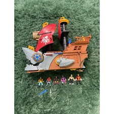 Product Image: Imaginext Shark Pirate Ship Playset & 6 Action Figures Lot