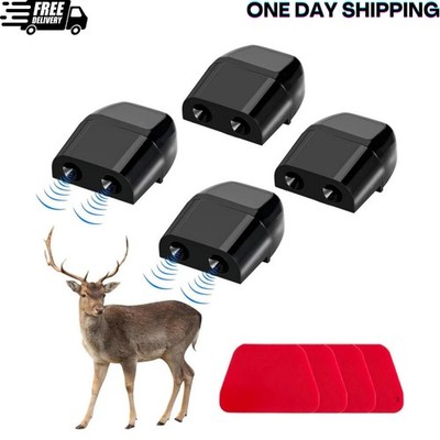 4 Pcs Deer Whistles for Car, Automotive Deer Warning Whistle Devices, Animal War