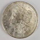 1879 S Morgan Silver Dollar   $1 Coin Almost Uncirculated San Francisco
