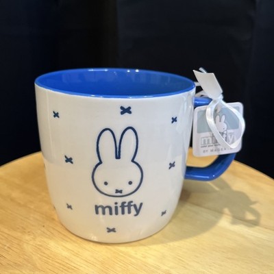 Miffy by Magenta 18oz Ceramic Mug -Blue & White Bunny Design!