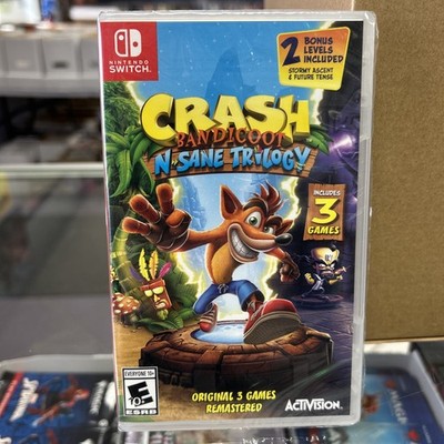 Crash Bandicoot N. Sane Trilogy insane 3 games - Nintendo Switch - BRAND NEW