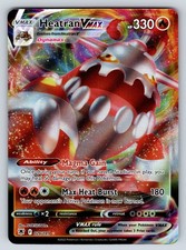 heatran vmax pokemon card price Metal Gold Foil Fan Ability  Magma Gain Once during your turn My Heatran Vmax looks weird