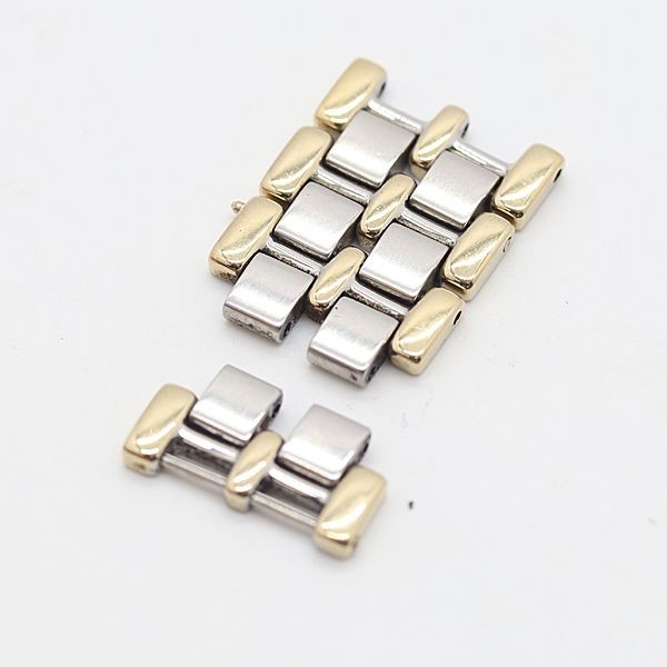 Genuine 16mm Link Color Watch Parts SEIKO Dolce 4 Gold 8N41-6100 Mens x Silver - vintagewatches.pk