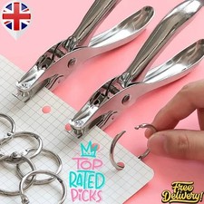 Hole Punch Metal Hand Held One Single Hole Paper Puncher 6mm