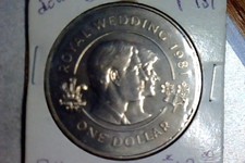 1981 Bermuda Crown , Wedding of Diana and Charles - Royal Mint #2, BU