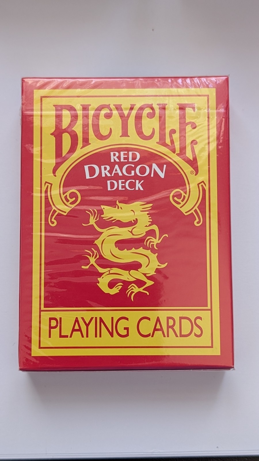 Red Dragon Playing Cards Deck Brand New Factory Sealed Rare Oop Htf