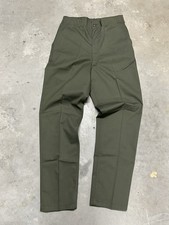 Vintage Military Pants OG-507 Green 33x34 Trousers Utility Durable Press USA