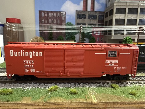 ATHEARN HO 50' DOBLE PUERTA CAJA COCHE BURLINGTON CB&Q 48513 EN TODAS PARTES OESTE KDs | Zustand: Used