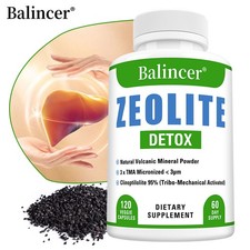 ZEOLITE DETOX Natural Volcanic Mineral Powder Liver purification, detoxification