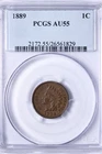 1889 Indian Cent Snow-31 Reverse OCC PCGS AU-55