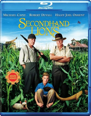 #ad Secondhand Lions Blu ray Michael Caine NEW $9.99
