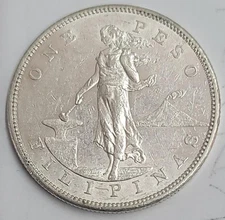 1 Peso 1903S Philippines Ag About Unc ​.7800 oz ASW