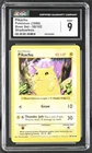 CGC 9 MINT Pikachu 1999 Base Set 58/102 Shadowless Pokemon Card