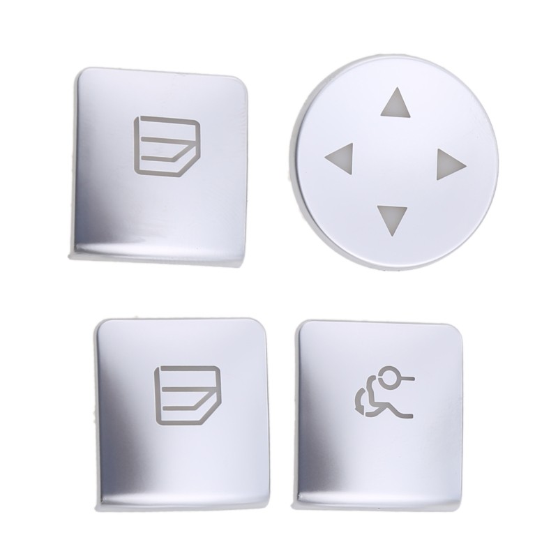 Antiscratch Car Window Glass Lift Button Sticker for A B C E Class
