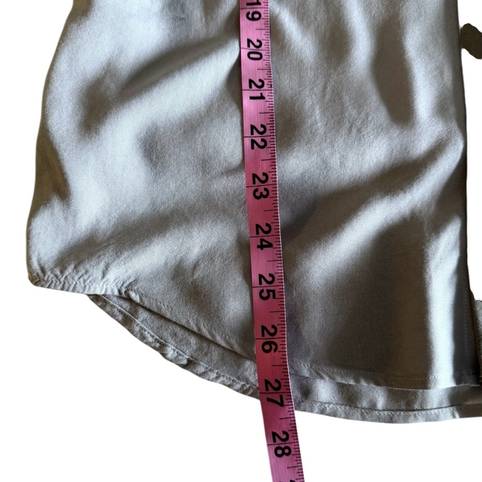 Zara Abstract Split Panel Button Down Shirt Bold … - image 5