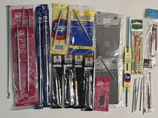 Lot Of 23 Boye, Bates, Skacel, Clover Crochet Hooks Metal Plastic Various Sizes