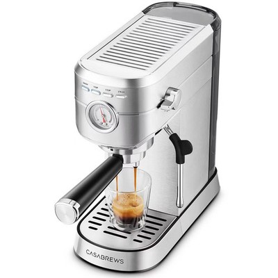 CASABREWS CM5418 20 Bar Espresso Machine and Coffee Maker with Pressure Gauge,