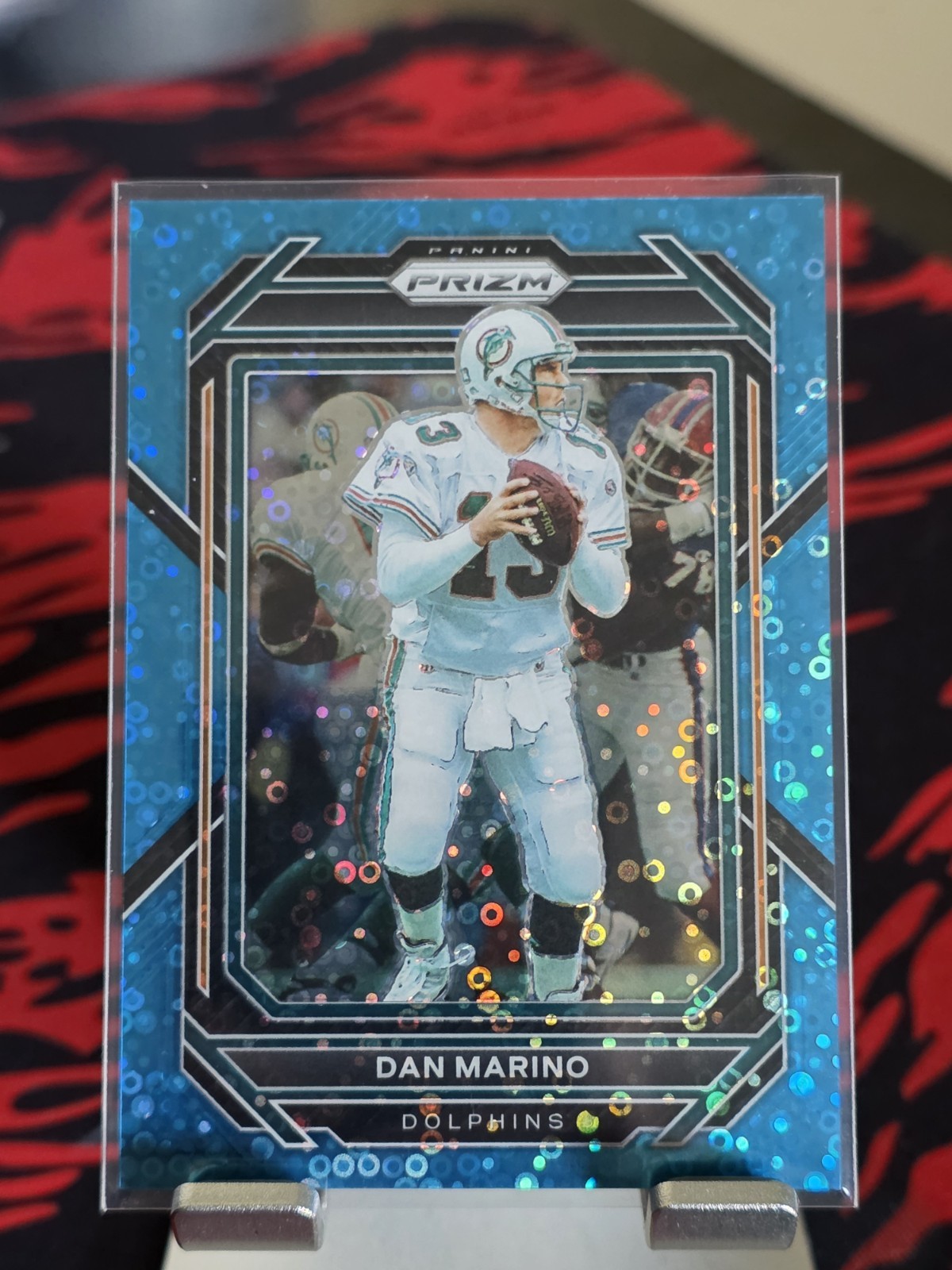 Panini 2022 Prizm Dan Marino No Huddle Blue Prizm Dolphins /79