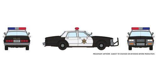 Rapido ~ Escala HO ~ Chevrolet Impala Police Sedán ~ 800010 | Condition: New