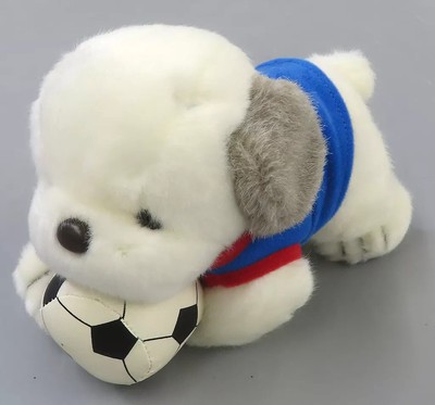 Umekichi (weiß/liegend mit dem Gesicht nach unten) Plüschpuppe zitternd 18 cm