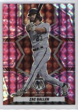 2022 Panini Mosaic Pink Camo Mosaic Prizm Zac Gallen #124 14dq