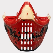 Empire EFlex Red PROTOTYPE Skull Paintball Mask - Painted Prototype - RARE RED!