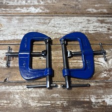 2 VINTAGE RECORD 2 1/2" EDGING G CLAMPS 