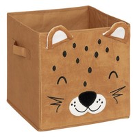 Aufbewahrungsbox Klappbox Einschubkorb 31X31X31Cm Braun Faltbox Kinderzimmer
