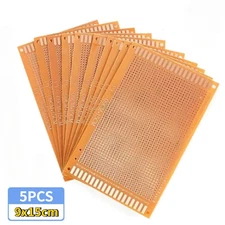 5PCS 9x15cm Single-Side Copper Plated PCB Glass Fiber One Sided Prototype Board