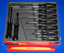 Snap-on New Ships Free 9 Piece Black Screwdriver And Prybar Set Sgdxpb90b Snap-on New Ships Free 9 Piece Black Screwdriver And Prybar Set Sgdxpb90b