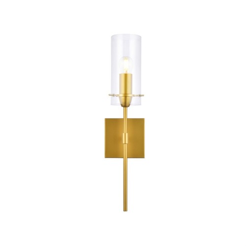 Elsreth 1 light brass wall sconce - 第 1/6 張圖片