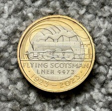 2023 Flying Scotsman £2 Two Pound Coin Royal Mint Uncirculated Charles III Rare