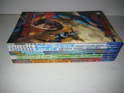 Superman New Krypton TPB set - 8 Books! - DC Comics Batman Justice League OOP