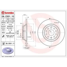 BREMBO 2x Bremsscheibe hinten Ø300 mm für VW Passat Variant 3G5 2.0 TDI 1.4 TSI