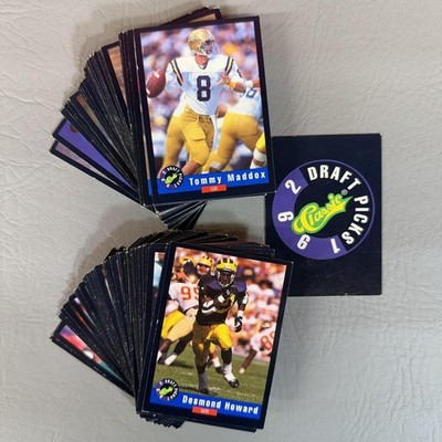 Vintage 1992 Classic Draft Picks NCAA Football Cards Lot 94 Howard Detmer Maddox