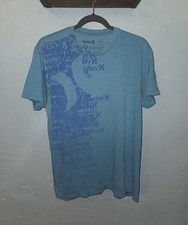 Hurley Men Graphic Print T-Shirt Blue Urban M...