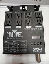 Chauvet DJ DMX-4 LED Lighting Dimmer/Relay Pack 4-Channel Dimmer/Switch Pack