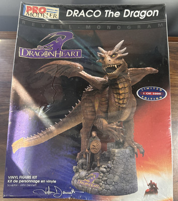 Dragon Heart Draco Dragon Vinyl Figure Kit Revell Monogram   Limited Edition New