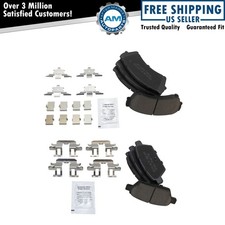 Front & Rear Ceramic Brake Pad Kit for 06-12 Ford Fusion 07-12 Lincoln MKZ Milan